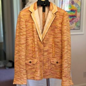 J Crew COLLECTION Tweed Blazer size 0